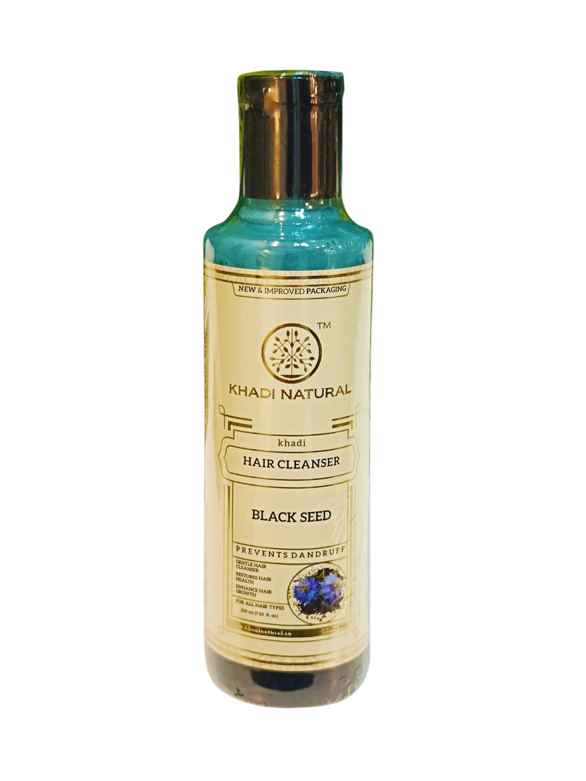 Шампунь для волос " Чёрный тмин ", ( Black Seed Hair cleanser),  210 мл  Khadi Natural